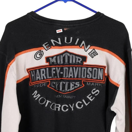 Vintage black Harley Davidson Sweatshirt - mens x-large