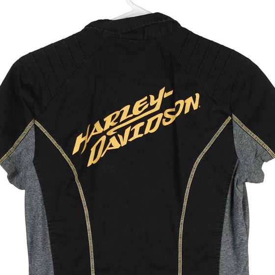 Vintage black Harley Davidson Short Sleeve Shirt - womens medium