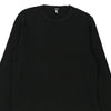 Vintage black Armani Jeans Long Sleeve T-Shirt - mens x-large