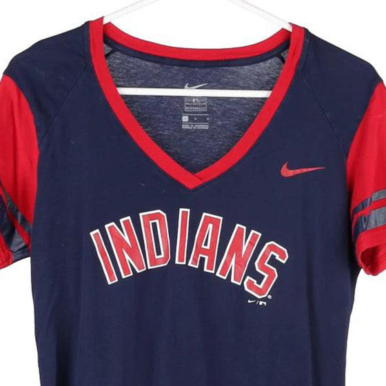 Vintage navy Indians Nike T-Shirt - womens large