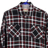 Vintage black Wrangler Flannel Shirt - mens medium