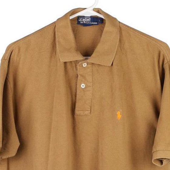 Vintage brown Polo by Ralph Lauren Polo Shirt - mens large