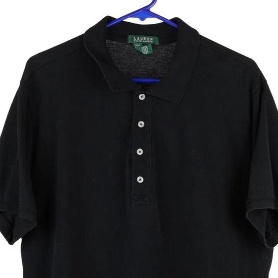 Vintage black Ralph Lauren Polo Shirt - mens large