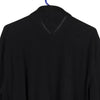 Vintage black Tommy Hilfiger Long Sleeve Polo Shirt - mens large