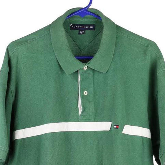 Vintage green Tommy Hilfiger Polo Shirt - mens x-large