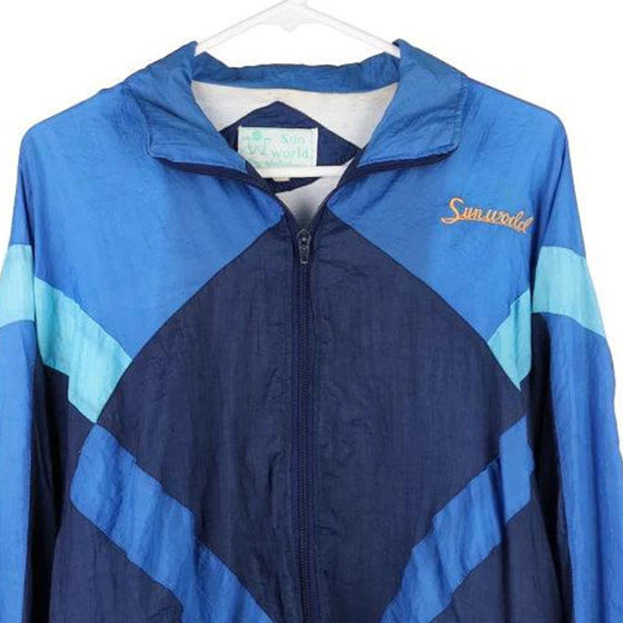 Vintage blue Sun World Shell Jacket - mens x-large