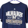 Vintage blue Milwaukee Brewers Majestic T-Shirt - womens x-large