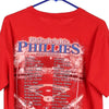 Vintage red Philadelphia Phillis 2008 Delta T-Shirt - mens medium