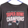 Pre-Loved grey New England Patriots 2018 Fanatics Long Sleeve T-Shirt - mens large