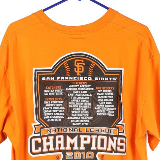 Pre-Loved orange San Francisco Giants 2010 Alstyle T-Shirt - mens large