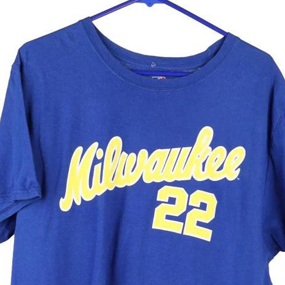 Vintage blue Milwaukee Brewers Mlb T-Shirt - mens large
