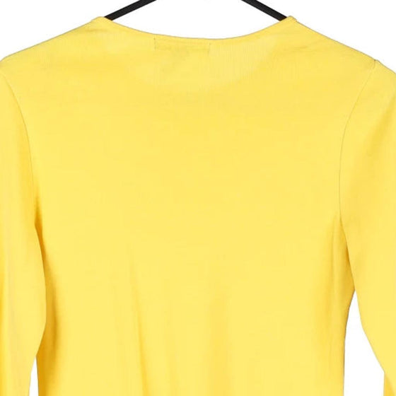 Vintage yellow Lauren Ralph Lauren Long Sleeve Top - womens medium