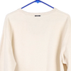 Vintage beige Nautica Sweatshirt - mens large