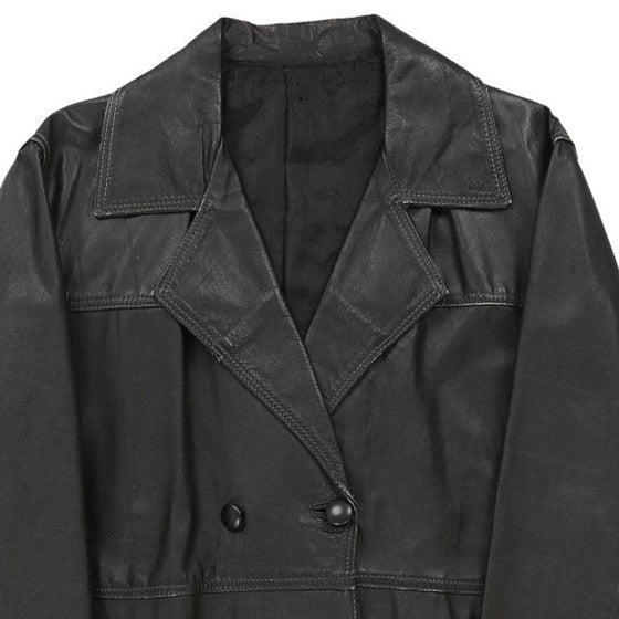 Vintage black Unbranded Leather Jacket - womens large