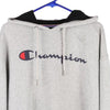Vintage grey Champion Hoodie - mens large