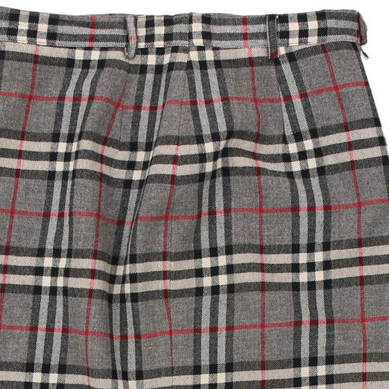 Vintage grey Burberry Midi Skirt - womens 30" waist