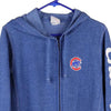 Vintage blue Chicago Cubs Majestic Hoodie - womens x-small