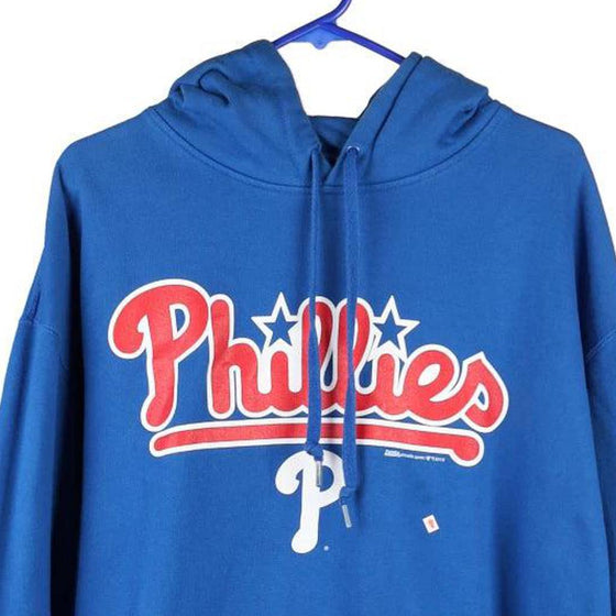 Vintage blue Philadelphia Phillies Stitches Hoodie - mens x-large