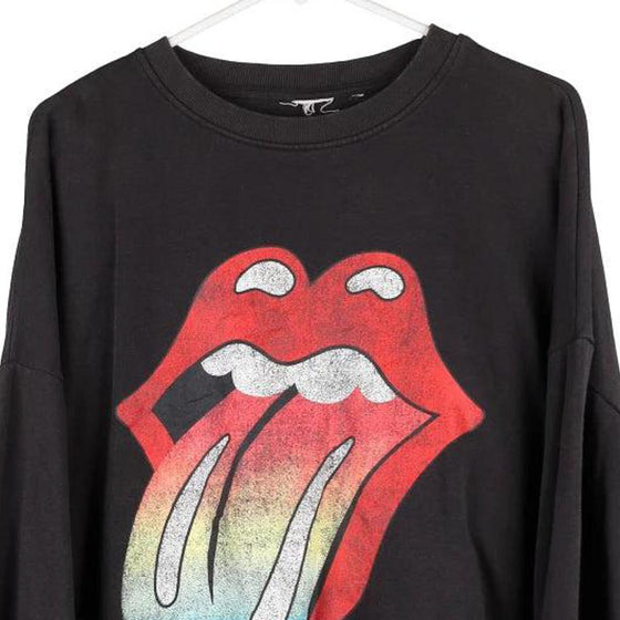 Vintage black Rolling Stones Unbranded Sweatshirt - womens large