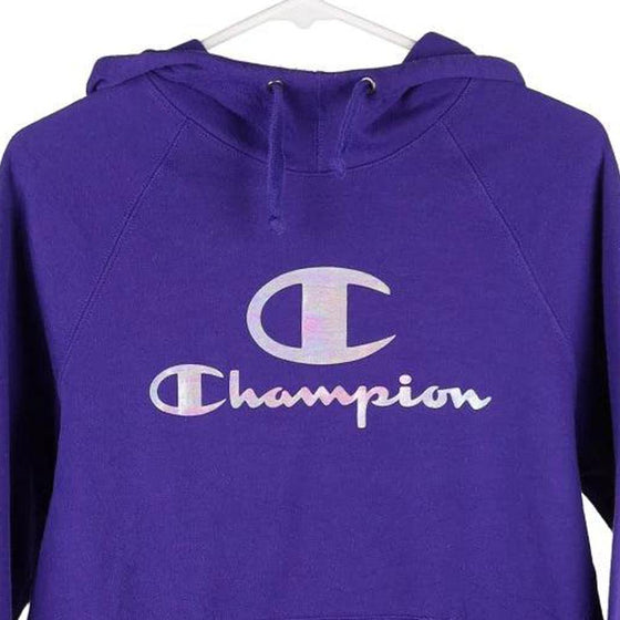 Vintage purple Champion Hoodie - womens medium