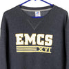 Vintage grey ECMS  Russell Athletic Sweatshirt - mens medium