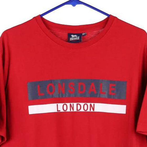 Vintage red Lonsdale T-Shirt - mens xx-large
