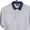 Vintage blue Conte Of Florence Polo Shirt - mens large