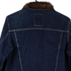 Vintage blue Etnic Safety Jeans Denim Jacket - womens large