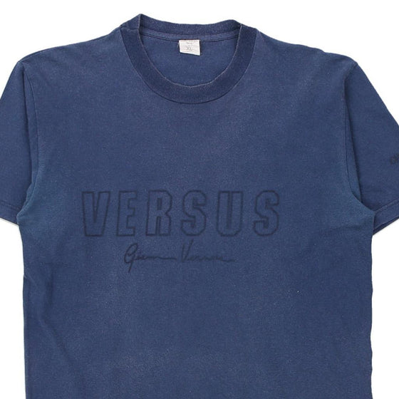 Vintage blue Bootleg Versus By Versace T-Shirt - mens x-large
