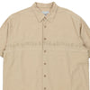 Vintage beige Quiksilver Short Sleeve Shirt - mens xx-large