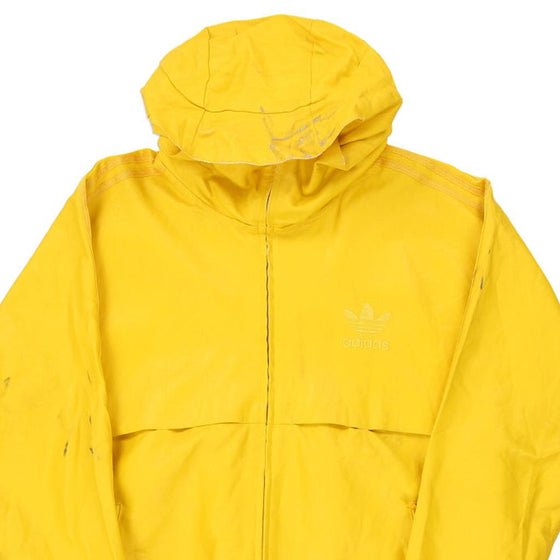 Vintage yellow Adidas Jacket - mens x-large