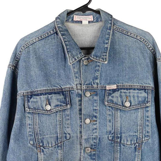 Vintage blue Guess Denim Jacket - mens medium