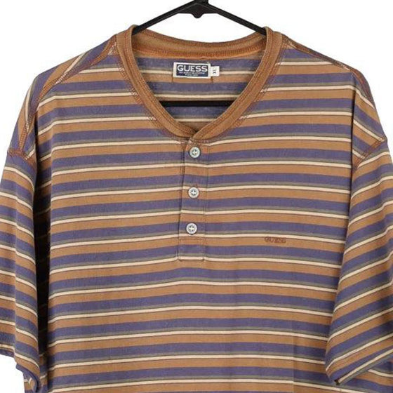 Vintage brown Guess T-Shirt - mens x-large