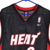 Vintage black Miami Heat Reebok Jersey - mens medium