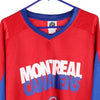 Vintage red Montreal Canadiens Nhl Jersey - mens large
