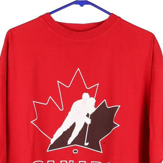 Vintage red Canada Puma T-Shirt - mens x-large