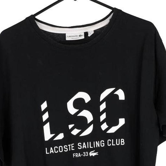 Vintage black Lacoste T-Shirt - mens large