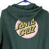 Vintage green Santa Cruz Hoodie - womens small