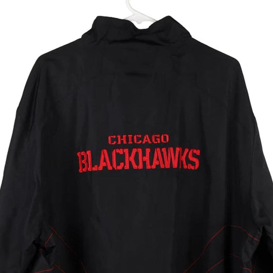 Vintage black Chicago Blackhawks Reebok Jacket - mens xx-large