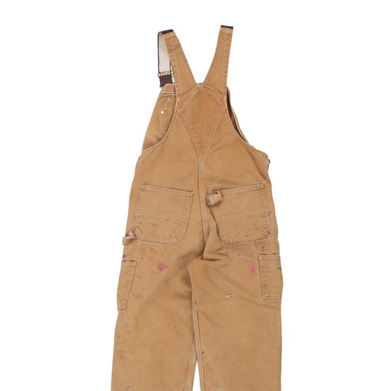 Vintage brown Paint Splattered Carhartt Dungarees - mens 32" waist