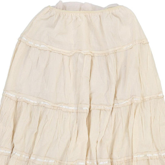 Vintagecream Unbranded Strapless Dress - womens x-large