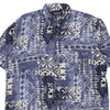 Vintage blue Brandini Hawaiian Shirt - mens xx-large