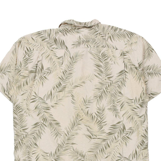 Vintage beige Tommy Bahama Hawaiian Shirt - mens x-large