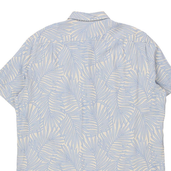 Vintage blue Tasso Elba Hawaiian Shirt - mens xx-large