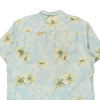 Vintage blue Geoffrey Beene Hawaiian Shirt - mens xx-large