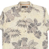 Vintage beige Quiksilver Hawaiian Shirt - mens large