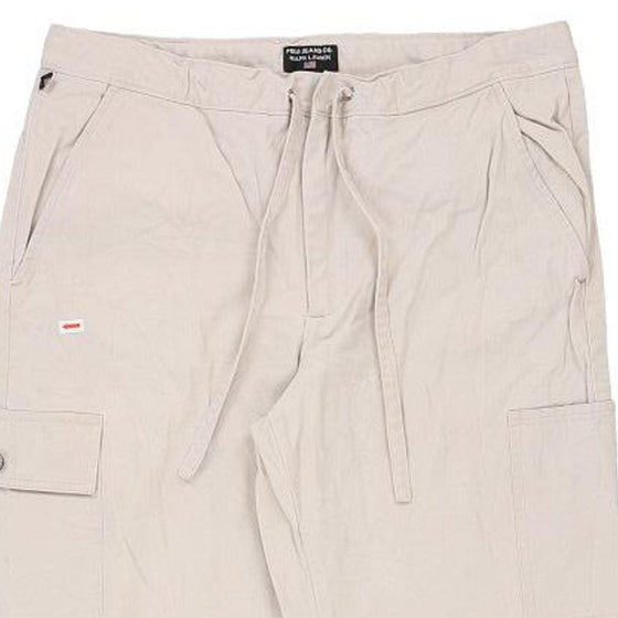 Vintage beige Ralph Lauren Cargo Trousers - womens 34" waist