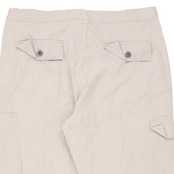 Vintage beige Ralph Lauren Cargo Trousers - womens 34" waist