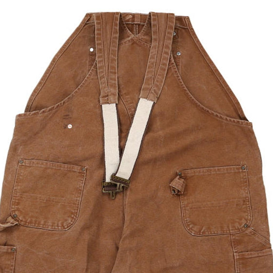 Vintage brown Carhartt Dungarees - mens 48" waist