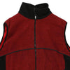 Vintage red The North Face Fleece Gilet - mens x-large